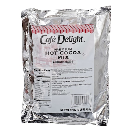 Cafe Delight Premium Hot Cocoa Mix 2lbs, PK12 50240 | Zoro